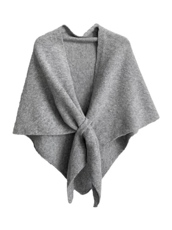 Accessories - Winter Shawl Wraps Women Cute Knitted Shawls and Wraps Cardigan Cape Pashmina